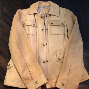 Leather Banana Republic Jacket
